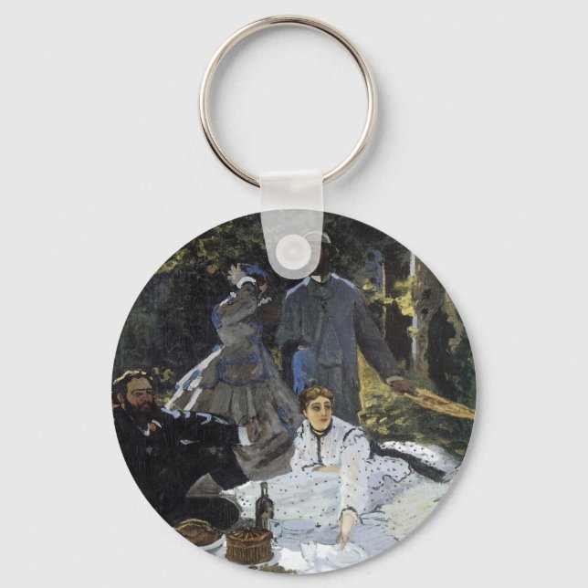 Mittagessen im Gras Schlüsselanhänger (Vorderseite)