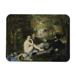 Mittagessen im Gras von Edouard Manet Magnet