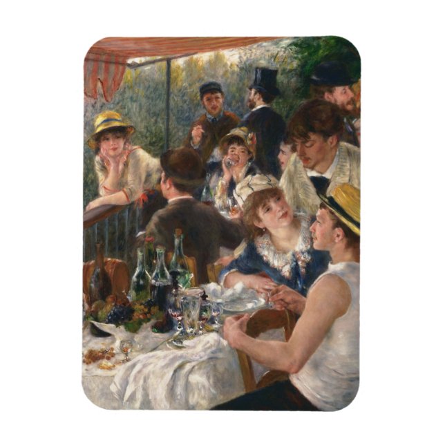 Mittagessen im Party - Auguste Renoir Magnet (Vertikal)