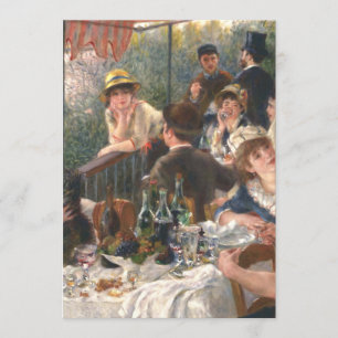 Mittagessen im Party Pierre Auguste Renoir Einladung