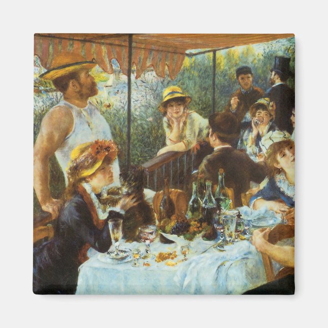 Mittagessen im Party von Pierre Renoir Magnet (Vorne)