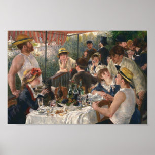 Mittagessen im Party von Renoir Poster