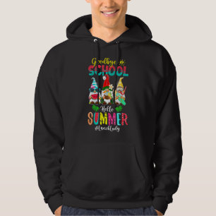 Mittagessen Lady Goodbye School Hallo Sommerurlaub Hoodie