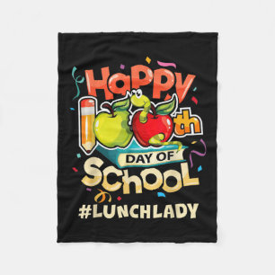 Mittagessen Lady Happy 100. Tag der Schule Fleecedecke