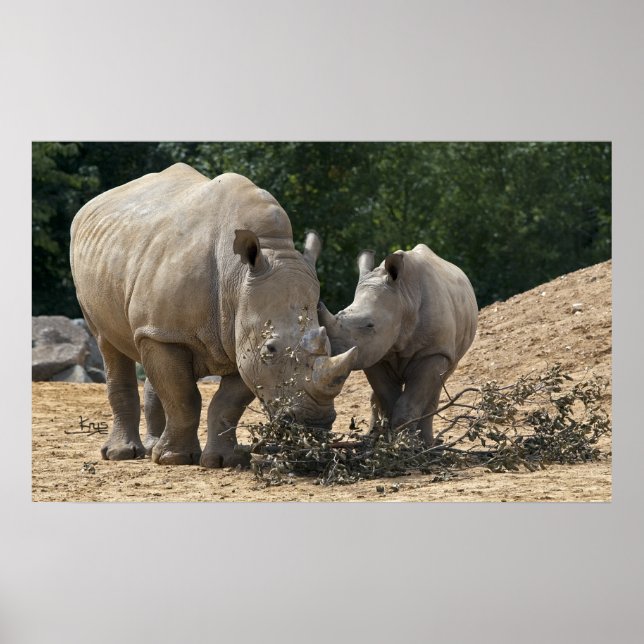 Mittagessen mit Mama Print Poster (Vorne)
