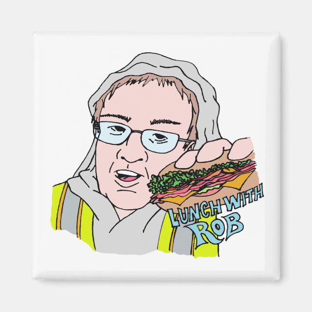 Mittagessen mit Rob! Magnet (Vorne)