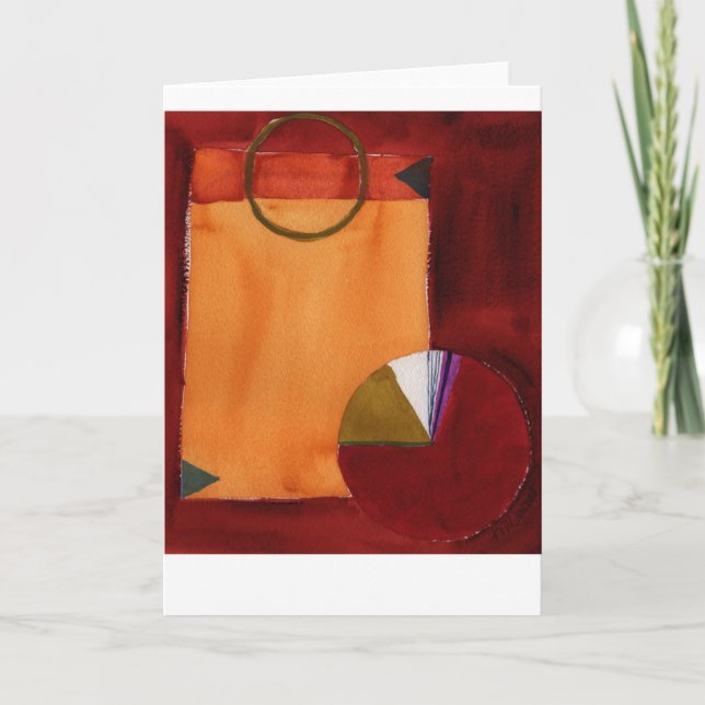 Mittagessen, Notecard Karte (Vorderseite)