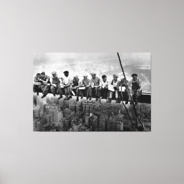 Mittagessen über einem Wolkenkratzer 1932 NYC Eise Leinwanddruck