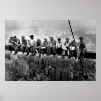 Mittagessen über einem Wolkenkratzer 1932 NYC Eise