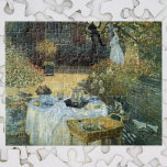 Mittagessen von Claude Monet, Vintager Impressioni<br><div class="desc">Das Luncheon (1876) von Claude Monet ist ein Vintager Impressionismus, ein Kunstgemälde mit einem Picknick im Garten im Frühjahr und einem Nachmittagstee. Ein Kind spielt leise mit Spielzeug auf dem Boden. Über den Künstler: Claude Monet (1840-1926) war Gründer der französischen impressionistischen Malerei, wobei die meisten seiner Gemälde "en plein air"...</div>