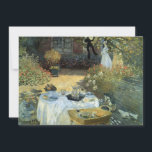 Mittagessen von Claude Monet, Vintager Impressioni<br><div class="desc">Das Luncheon (1876) von Claude Monet ist ein Vintager Impressionismus, ein Kunstgemälde mit einem Picknick im Garten im Frühjahr und einem Nachmittagstee. Ein Kind spielt leise mit Spielzeug auf dem Boden. Über den Künstler: Claude Monet (1840-1926) war Gründer der französischen impressionistischen Malerei, wobei die meisten seiner Gemälde "en plein air"...</div>