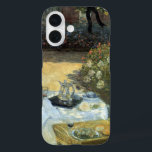 Mittagessen von Claude Monet, Vintager Impressioni iPhone 16 Hülle<br><div class="desc">Das Luncheon (1876) von Claude Monet ist ein Vintager Impressionismus, ein Kunstgemälde mit einem Picknick im Garten im Frühjahr und einem Nachmittagstee. Ein Kind spielt leise mit Spielzeug auf dem Boden. Über den Künstler: Claude Monet (1840-1926) war Gründer der französischen impressionistischen Malerei, wobei die meisten seiner Gemälde "en plein air"...</div>