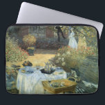 Mittagessen von Claude Monet, Vintager Impressioni Laptopschutzhülle<br><div class="desc">Das Luncheon (1876) von Claude Monet ist ein Vintager Impressionismus, ein Kunstgemälde mit einem Picknick im Garten im Frühjahr und einem Nachmittagstee. Ein Kind spielt leise mit Spielzeug auf dem Boden. Über den Künstler: Claude Monet (1840-1926) war Gründer der französischen impressionistischen Malerei, wobei die meisten seiner Gemälde "en plein air"...</div>