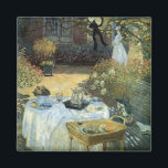 Mittagessen von Claude Monet, Vintager Impressioni Magnet<br><div class="desc">Das Luncheon (1876) von Claude Monet ist ein Vintager Impressionismus, ein Kunstgemälde mit einem Picknick im Garten im Frühjahr und einem Nachmittagstee. Ein Kind spielt leise mit Spielzeug auf dem Boden. Über den Künstler: Claude Monet (1840-1926) war Gründer der französischen impressionistischen Malerei, wobei die meisten seiner Gemälde "en plein air"...</div>