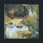 Mittagessen von Claude Monet, Vintager Impressioni Magnet<br><div class="desc">Das Luncheon (1876) von Claude Monet ist ein Vintager Impressionismus, ein Kunstgemälde mit einem Picknick im Garten im Frühjahr und einem Nachmittagstee. Ein Kind spielt leise mit Spielzeug auf dem Boden. Über den Künstler: Claude Monet (1840-1926) war Gründer der französischen impressionistischen Malerei, wobei die meisten seiner Gemälde "en plein air"...</div>