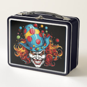 Mittags-Box für Halloween/Joker Metall Brotdose