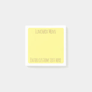 Mittagsmenü Niedliche Mittagstitel Post-it Klebezettel