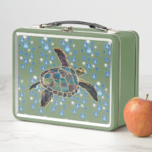 Mittagspause - Schildkrötenbaden unter Blasen