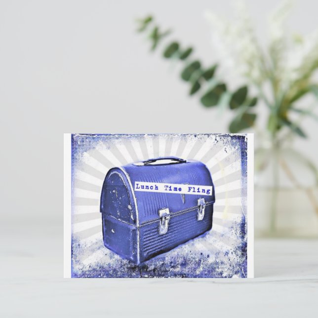 Mittagszeit Blues Postkarte (Stehend Vorderseite)