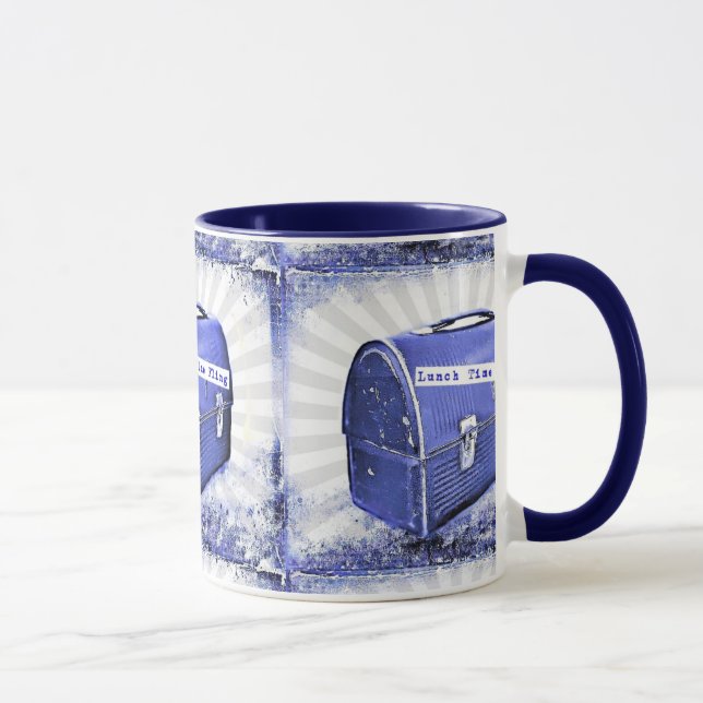 Mittagszeit Blues Tasse (Rechts)