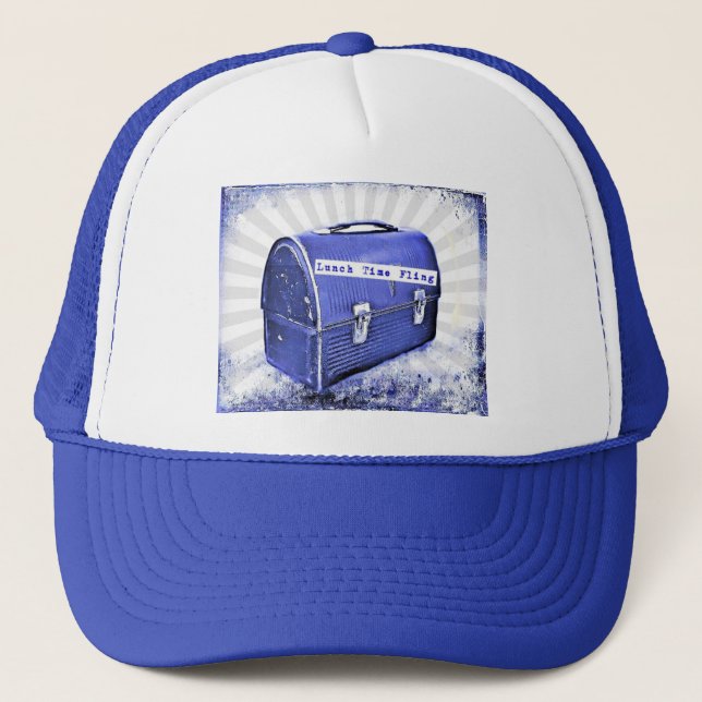 Mittagszeit Blues Truckerkappe (Vorderseite)