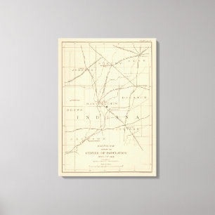 Mitte 15 der Bevölkerung Leinwanddruck