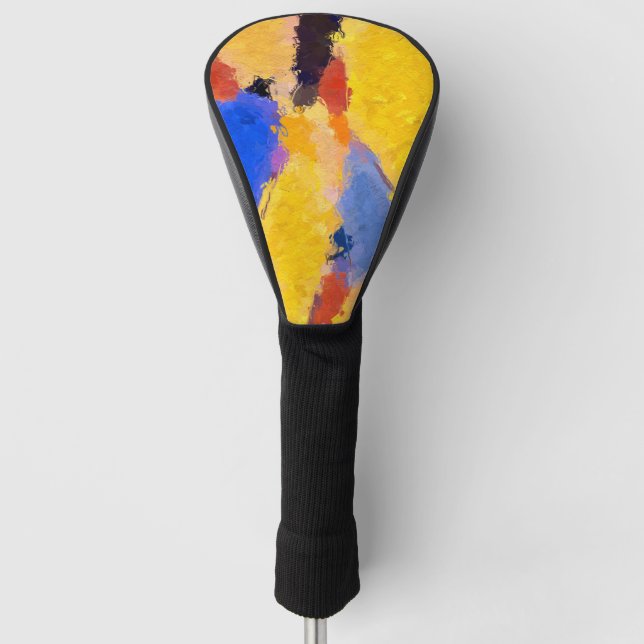 Mitte Abstrakt Golf Headcover (Vorderseite)