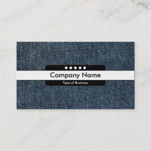 Mitte Band 5 Spots - Alte blaue Jeans Visitenkarte