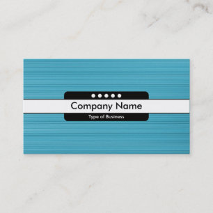 Mitte Band 5 Spots - gebürstete blaue Textur Visitenkarte