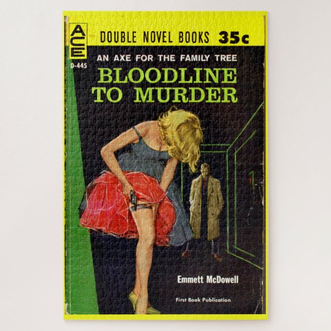Mitte der 1950er Jahre Bloodline to Murder Zellulp (Vertikal)