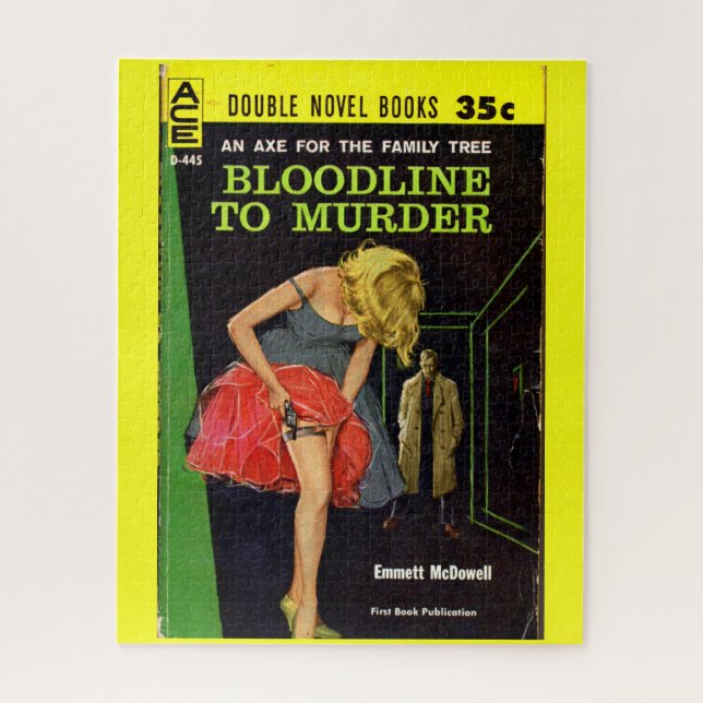 Mitte der 1950er Jahre Bloodline to Murder Zellulp (Vertikal)