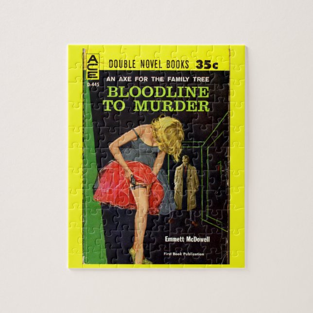 Mitte der 1950er Jahre Bloodline to Murder Zellulp (Vertikal)