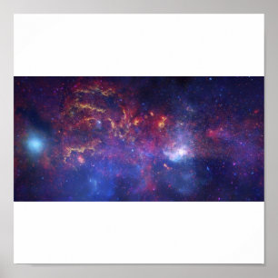 Mitte der Milchstraßegalaxie Poster
