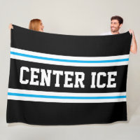 MITTE DES EISFELDES Azure Blau Schwarz Weiße Renns