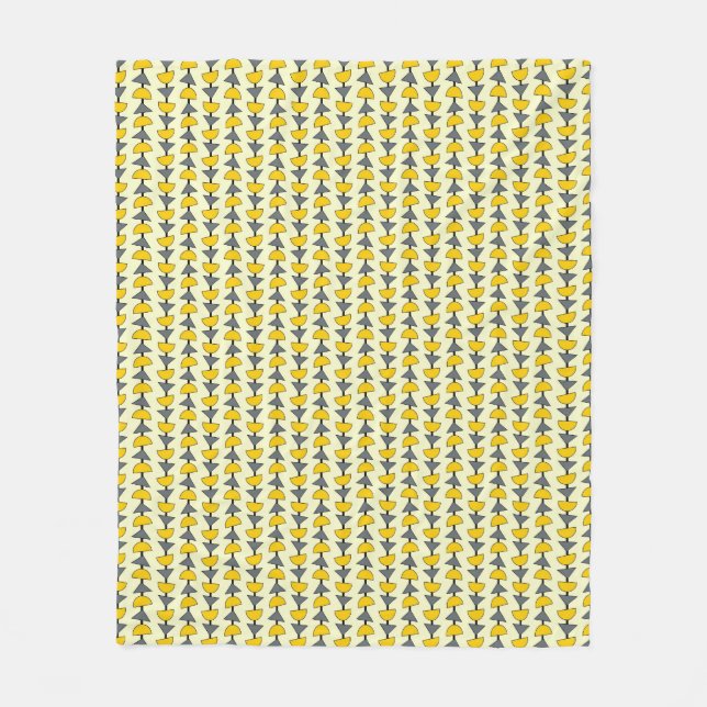 MITTE DES JAHRHUNDERTS FLEECEDECKE (Vorderseite)