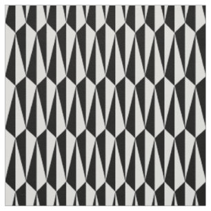 Mitte des Jahrhunderts geometrisch, Schwarzweiss Stoff