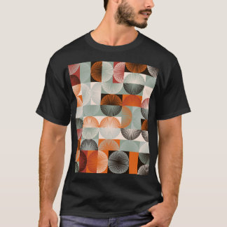 Mitte des Jahrhunderts geometrisches, abstraktes f T-Shirt
