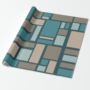 Mitte des Jahrhunderts modern, Mitte des Jahrhunde Geschenkpapier