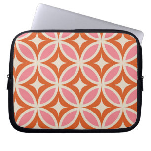 Mitte des Jahrhunderts moderne geometrische Muster Laptopschutzhülle