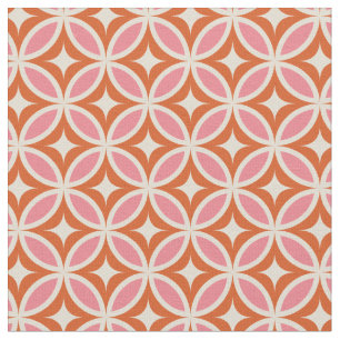 Mitte des Jahrhunderts moderne geometrische Muster Stoff