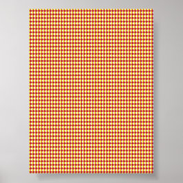 Mitte des Jahrhunderts modernes Wiederholungsmuste Poster