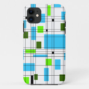 Mitte des Jahrhunderts Raster Case-Mate iPhone Hülle
