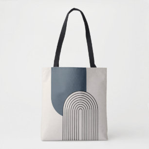 Mitte des Jahrhunderts Stil Linienkunst mit dunkel Tasche