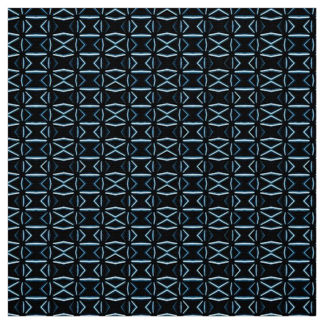 Mitte- des Jahrhundertsatomart-schwarzes und Stoff (Muster)