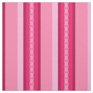 Mitte des Jahrhundertsmarkisenstreifen - Rosa und Stoff