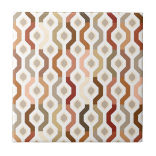 Mitte- des JahrhundertsMod-geometrisches Fliese