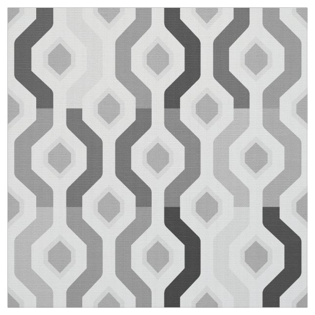 Mitte- des JahrhundertsMod-geometrisches Stoff (Muster)