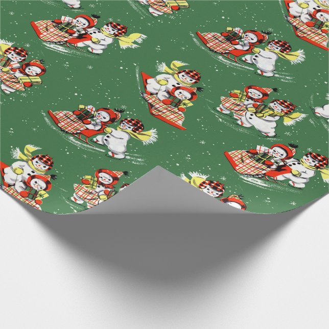 Mitte- des Jahrhundertsmoderne Geschenkpapier (Ecke)