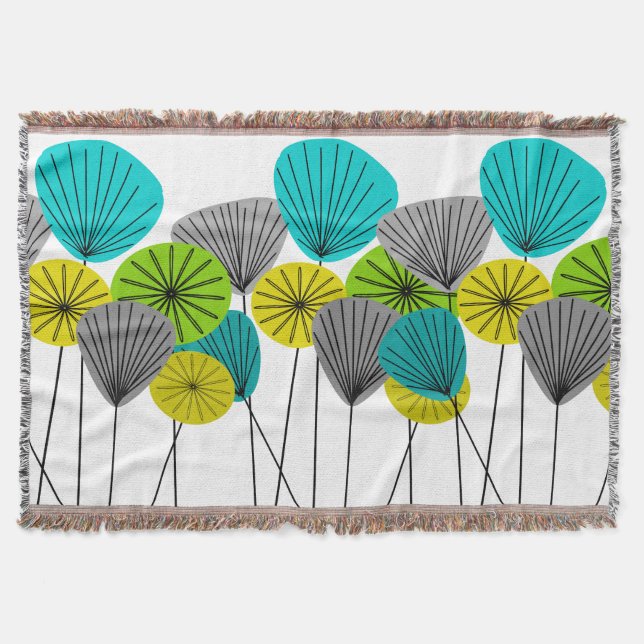 Mitte- des Jahrhundertsmoderne inspirierte Decke (Vorderseite)