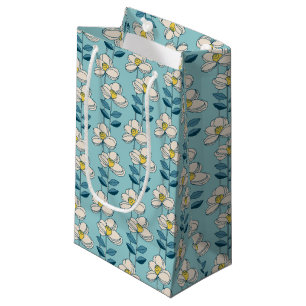 Mitte- des Jahrhundertsmodernes Blumenblatt-Muster Kleine Geschenktüte